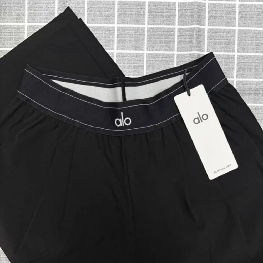 ALO Yoga Women's Black Suit Up Trouser (Regular)💖👍30 inches in length